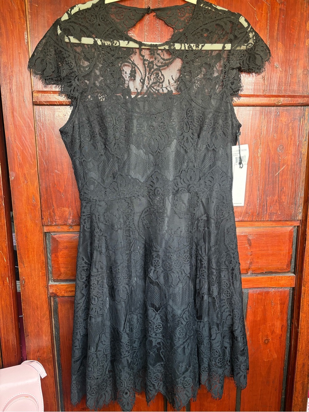 NWT Black Lace Dress Nordstrom BB Dakota Size 12